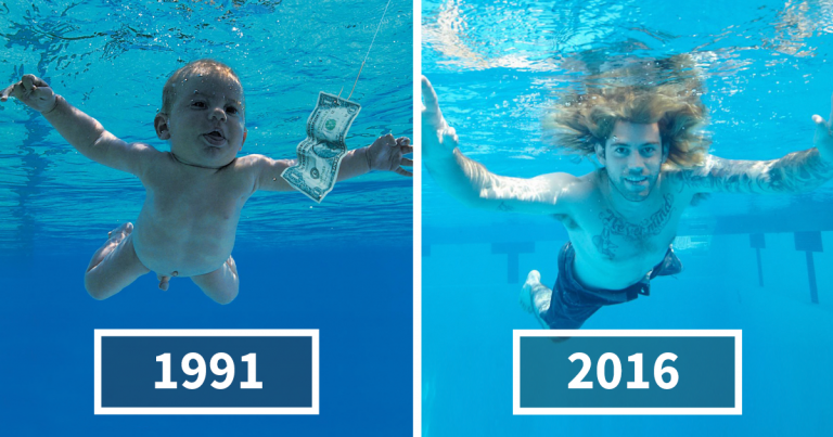 Baby From Nirvanas Album Cover Recreates Iconic Photograph 25 Years Later